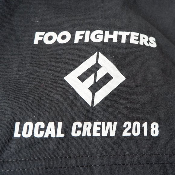 Foo Fighters Tour Shirt - Local Crew Shirt NWOT